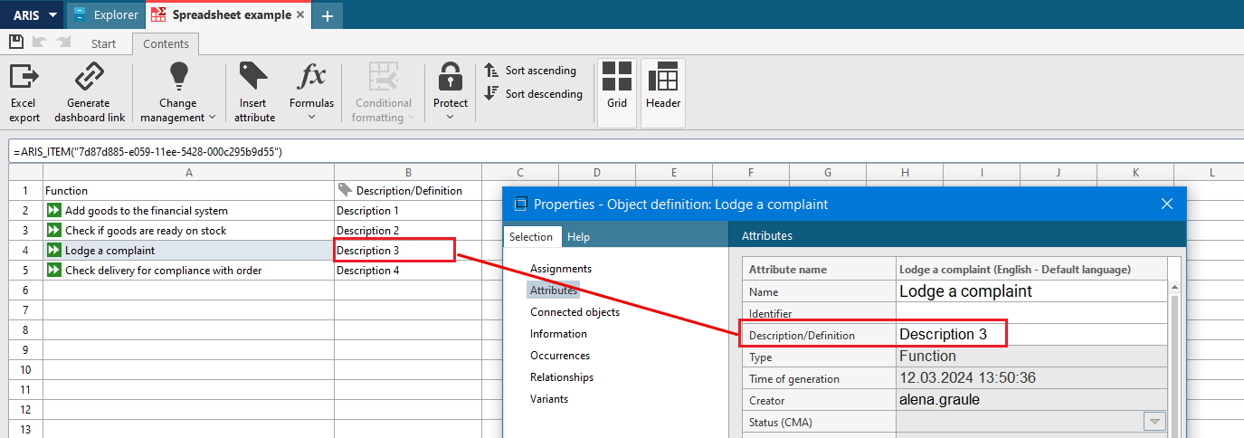 Figure 1. An example of a part of a business process in EPC notation